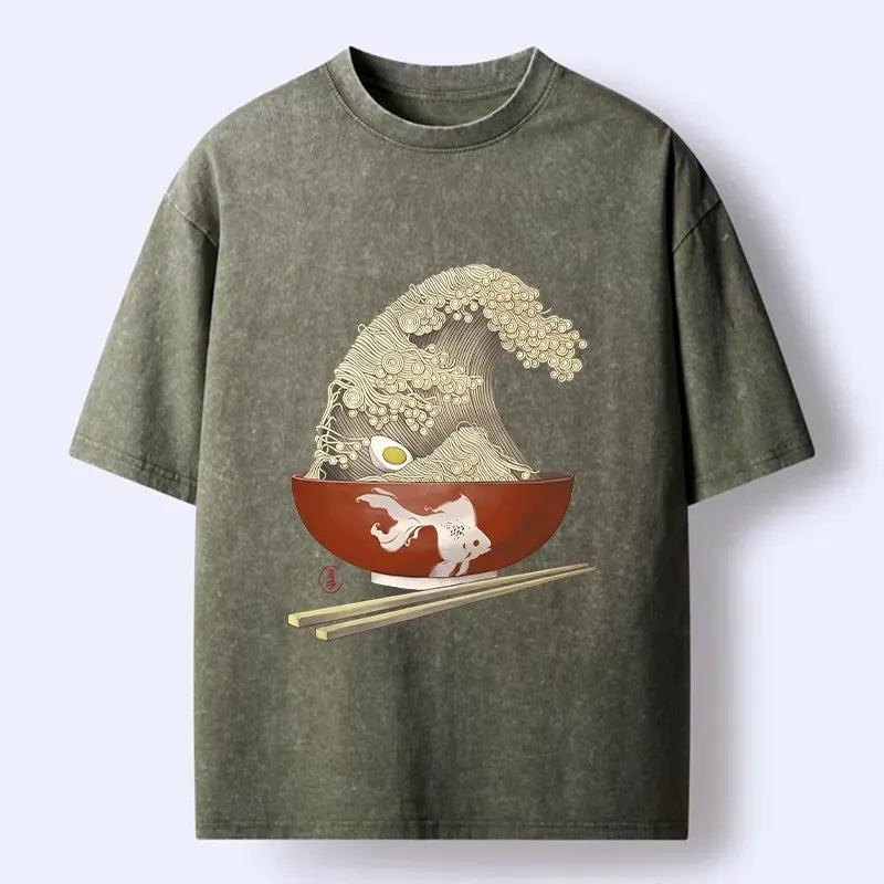 Vintage Japanese Food Art T-Shirt