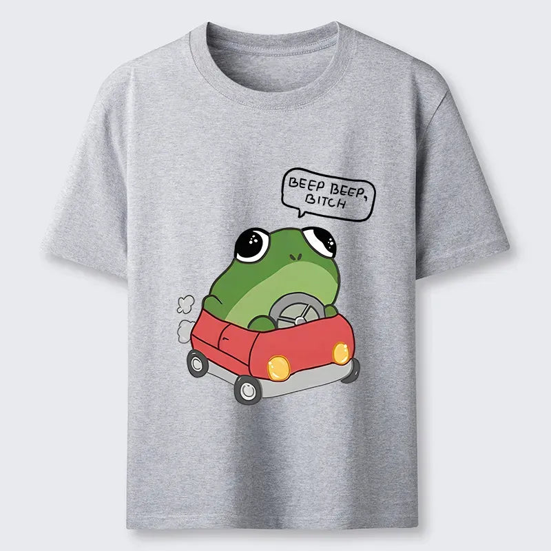 Kyoto-Lion Frog Driving Classic T-Shirt