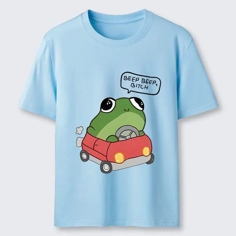 Kyoto-Lion Frog Driving Classic T-Shirt
