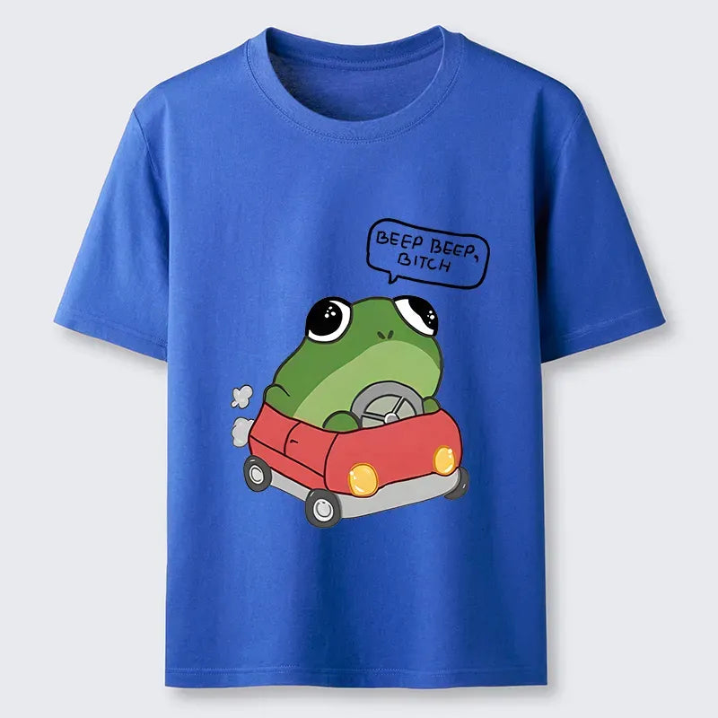 Kyoto-Lion Frog Driving Classic T-Shirt