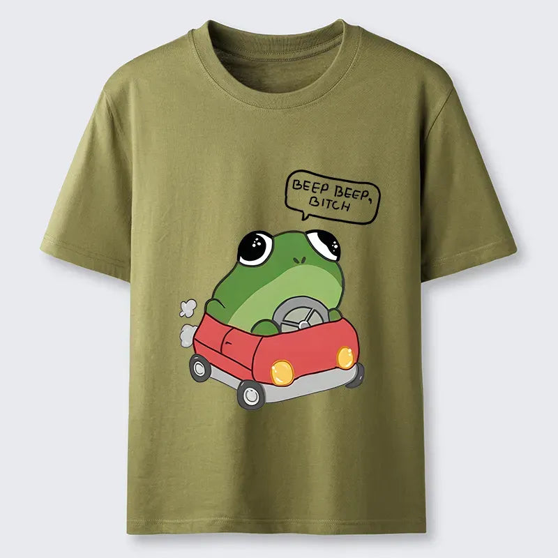 Unisex frog driving shirt best seller
