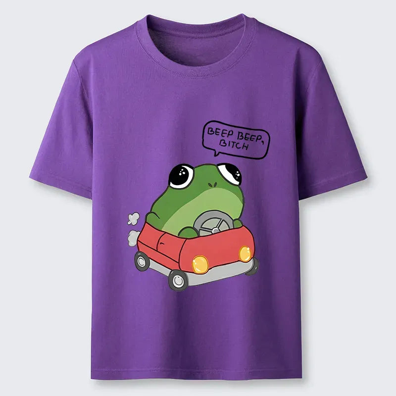Kyoto-Lion Frog Driving Classic T-Shirt