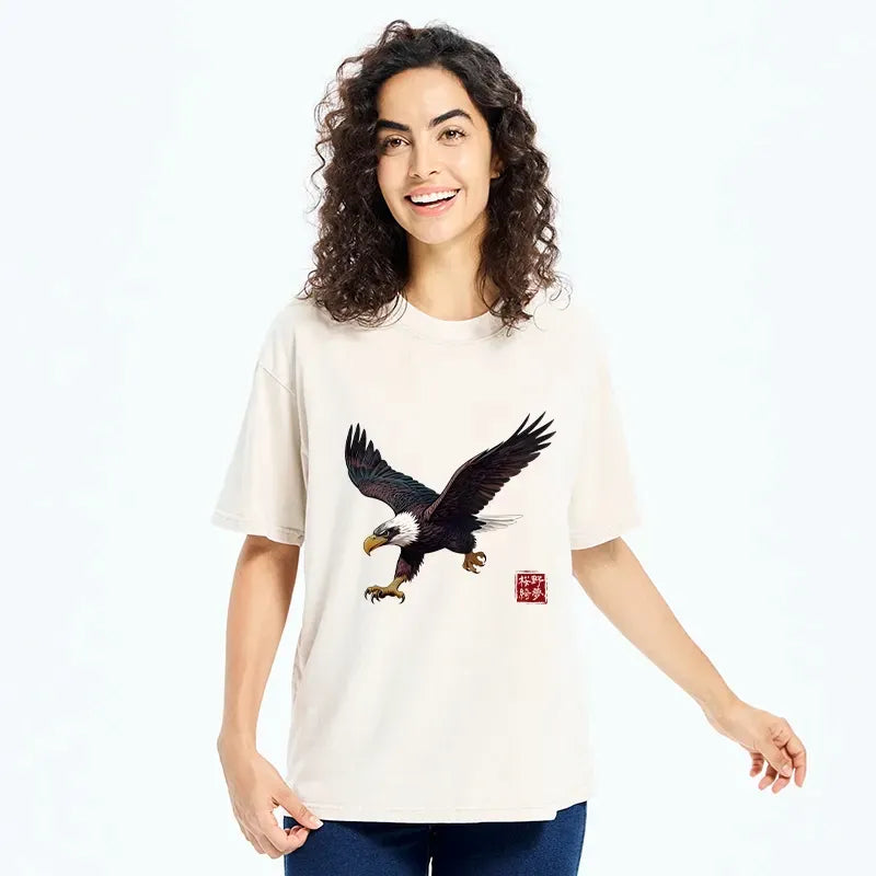 Majestic Eagle Washed T-Shirt Best Seller
