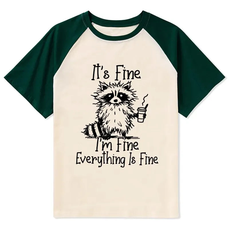 Japanese Vintage Meme Raglan T-shirt