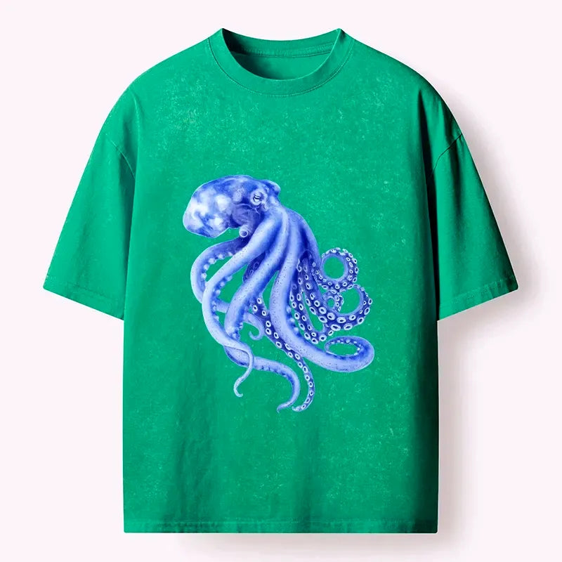 Vintage Japanese Octopus Washed T-Shirt