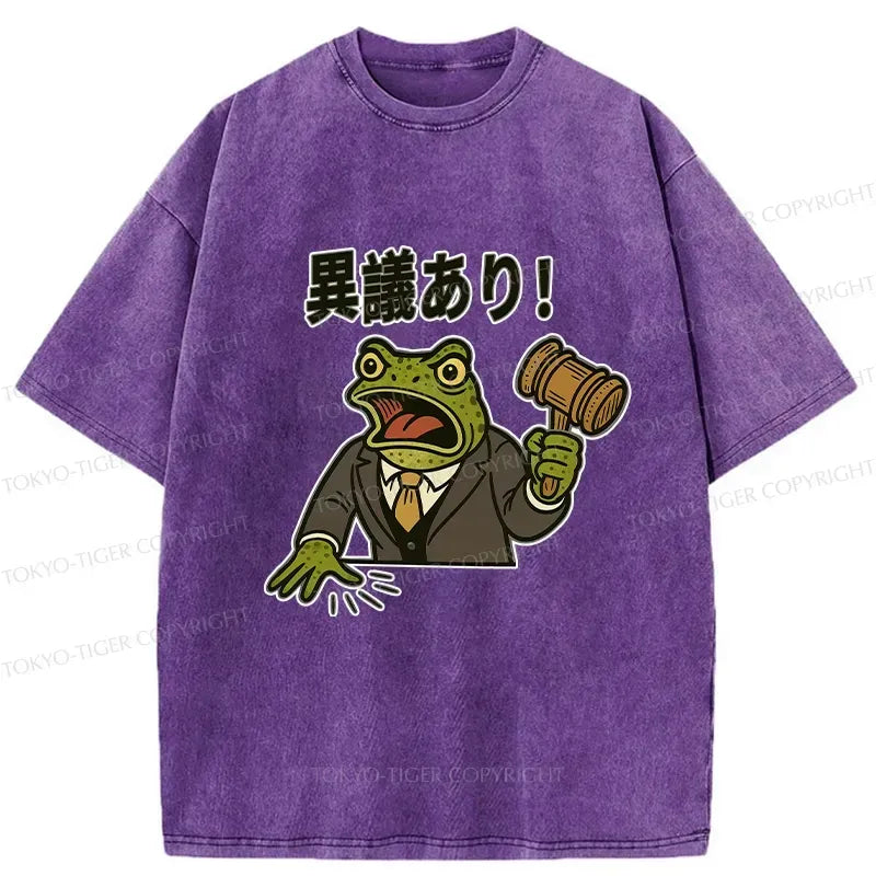 Funny Frog Judge T-Shirt for Gift Idea