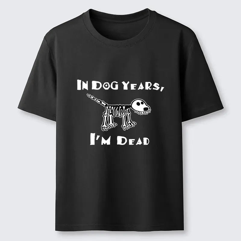 Kyoto-Lion Funny Meme Old Dog Dead In Dog Years Vibe Classic T-Shirt