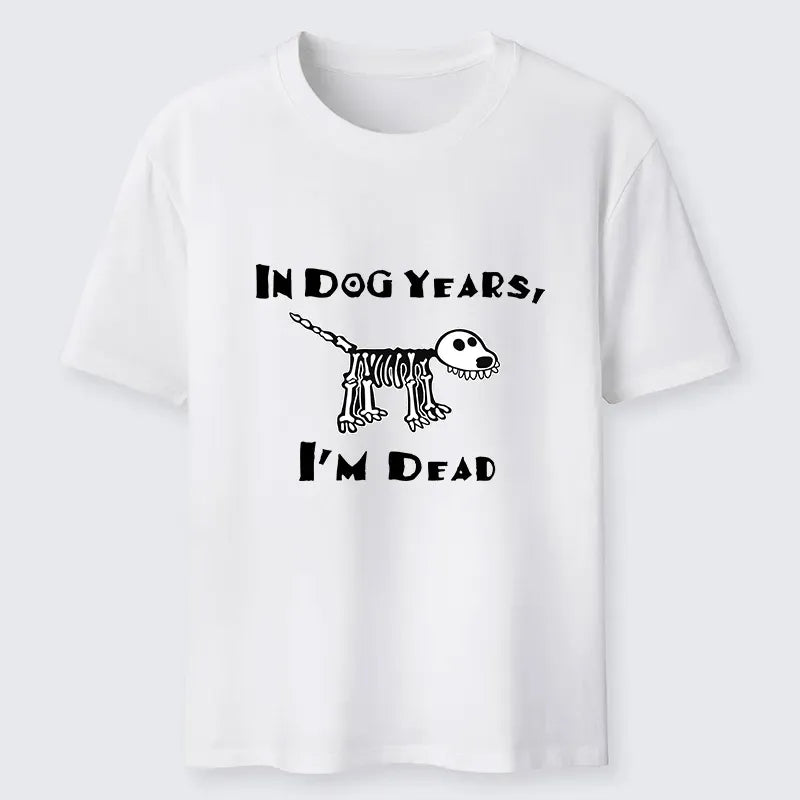 Funny Old Dog Meme T-Shirt for Men
