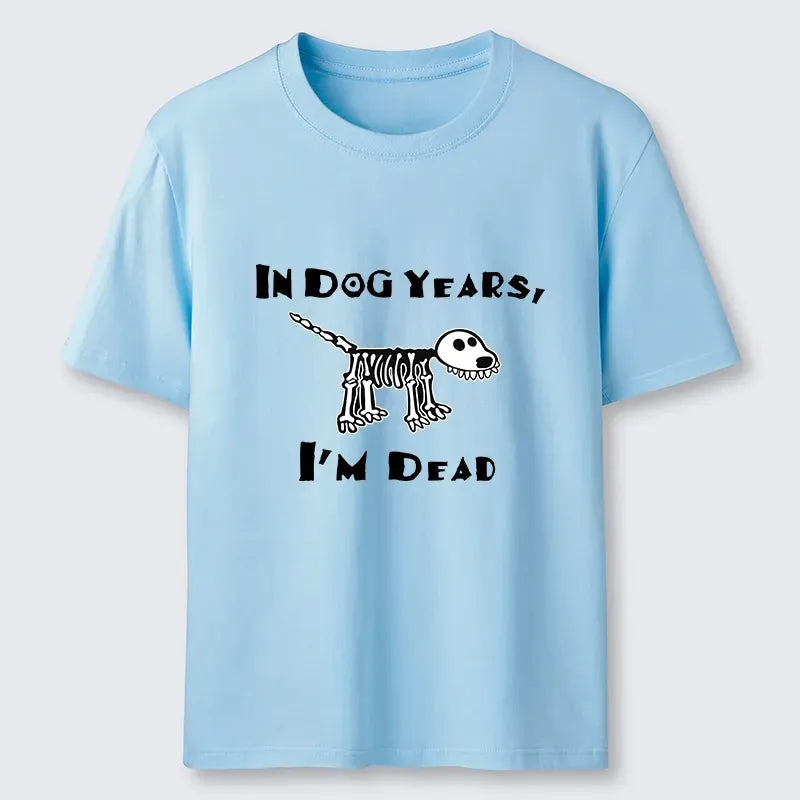Kyoto-Lion Funny Meme Old Dog Dead In Dog Years Vibe Classic T-Shirt