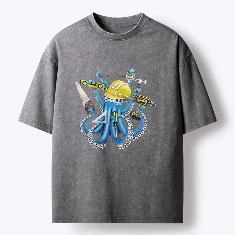 unisex octopus t-shirt for everyday wear