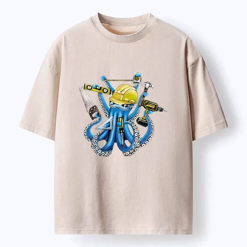 unisex octopus t-shirt for everyday wear
