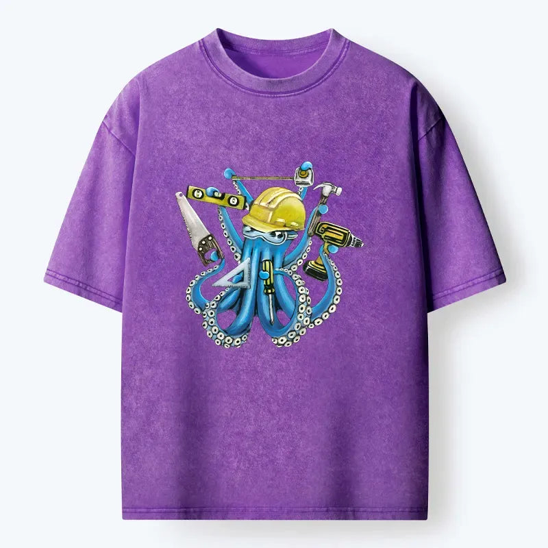 unisex octopus t-shirt for everyday wear
