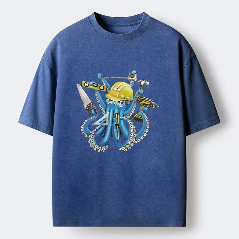 unisex octopus t-shirt for everyday wear