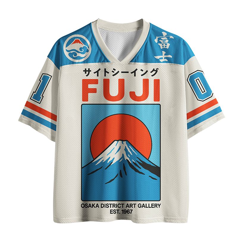 Mount Fuji Mesh Jersey for Sports