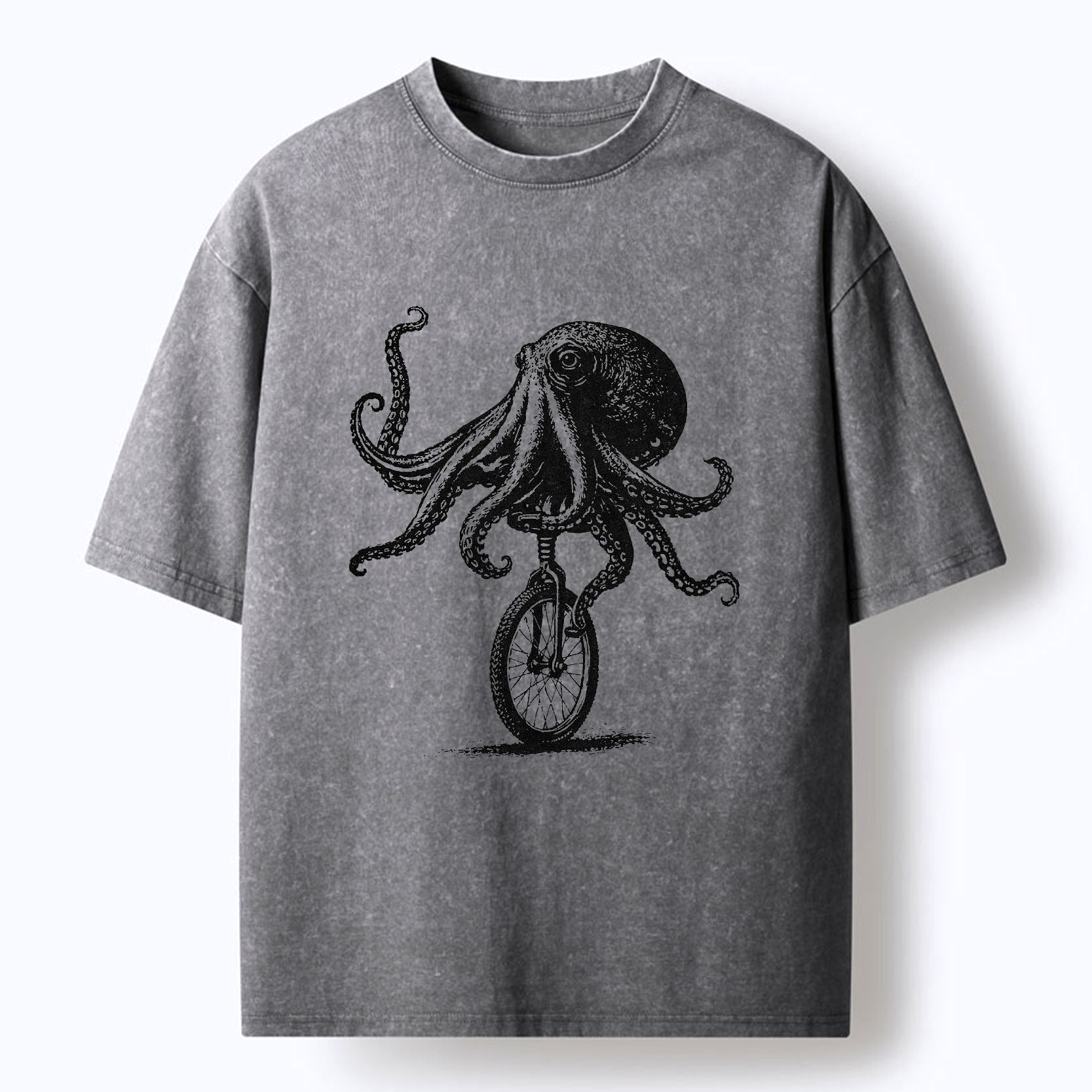 Kyoto-Lion Octopus Tee for Streetwear