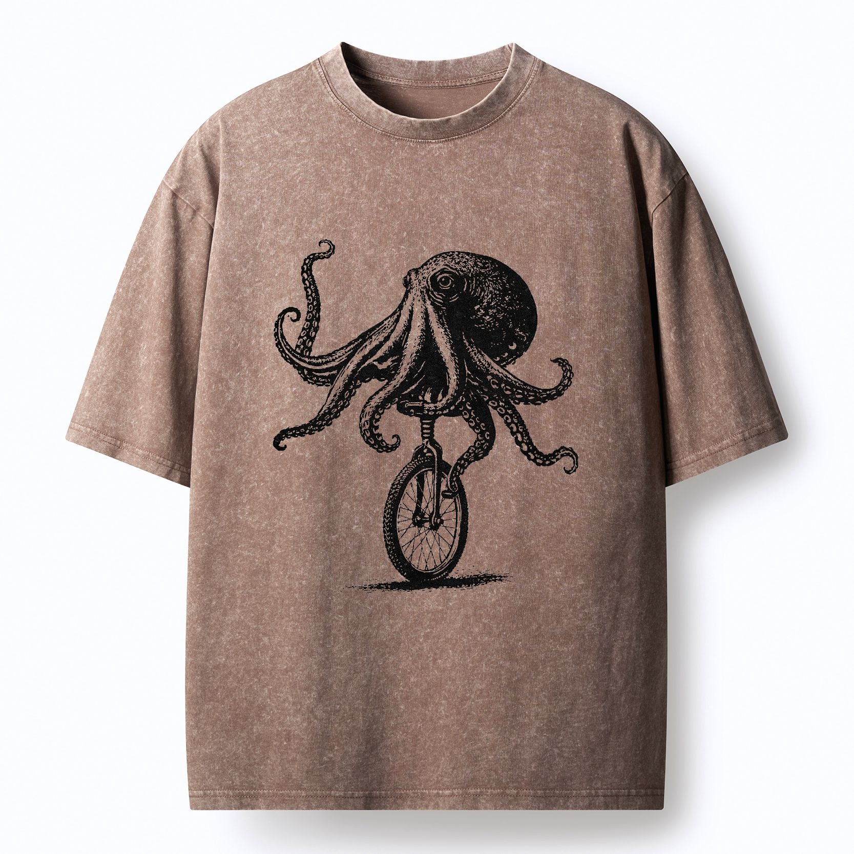 Kyoto-Lion Octopus Tee for Streetwear