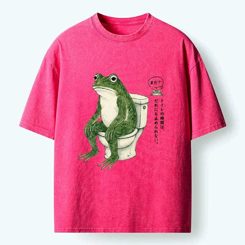 Japanese Vintage Washed T-Shirt for Daily Wear