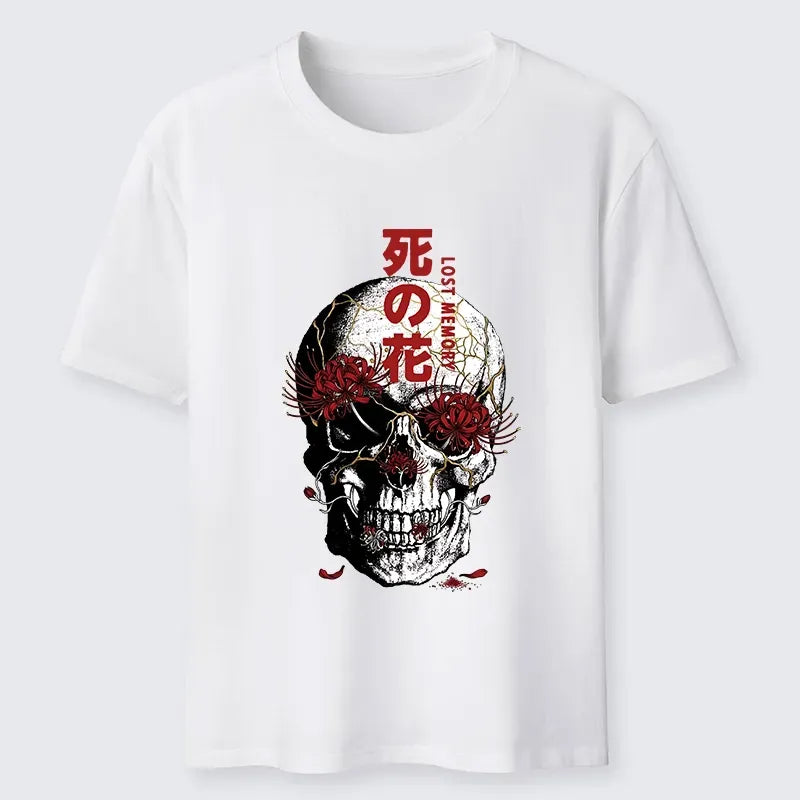 Dark Goth Japanese Art T-Shirt Free Shipping