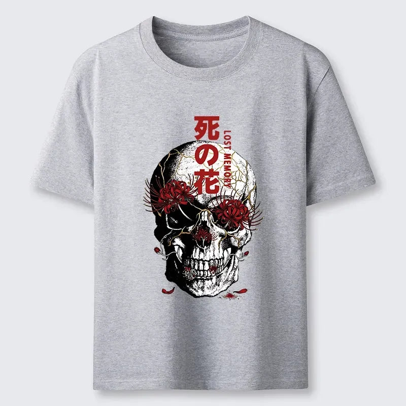 Dark Goth Japanese Art T-Shirt Free Shipping