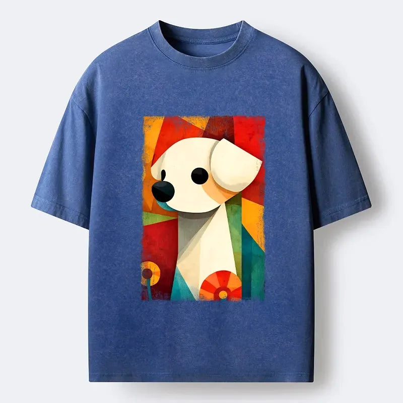 Washed Color Block Streetwear T-Shirt Free Shipping