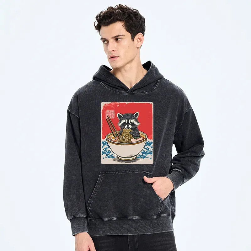 Vintage Ramen Lover Hoodie for Daily Wear