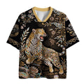 Breathable Mesh Jersey with Roaring Lion