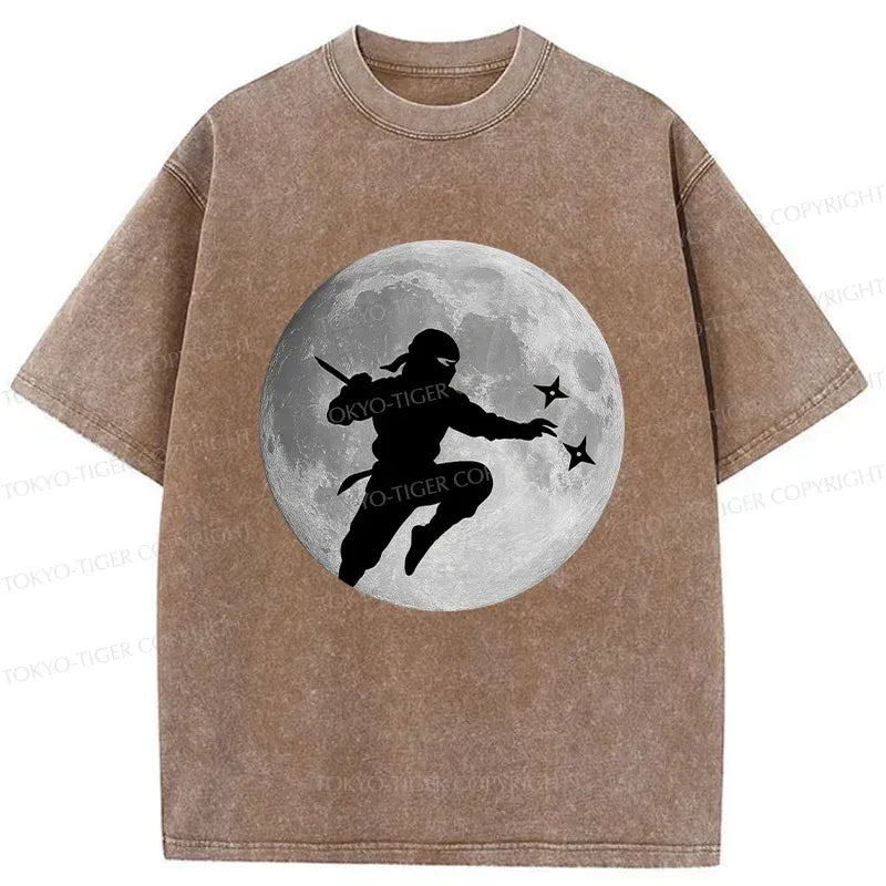 Under The Moon Vintage T-Shirt for Casual Wear