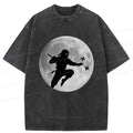 Under The Moon Vintage T-Shirt for Casual Wear