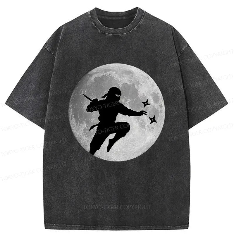 Under The Moon Vintage T-Shirt for Casual Wear