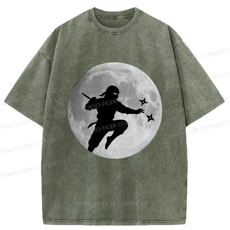 Under The Moon Vintage T-Shirt for Casual Wear