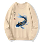Unisex Koi Fish Sweatshirt Streetwear Trending