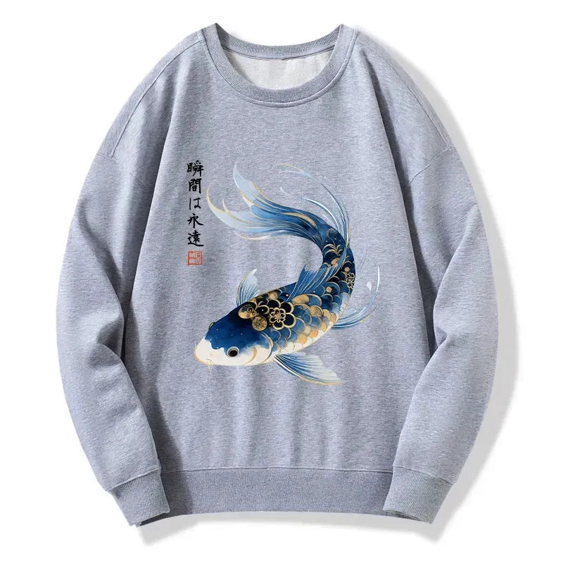 Elegant Japanese Koi Art Classic Sweatshirt Gift