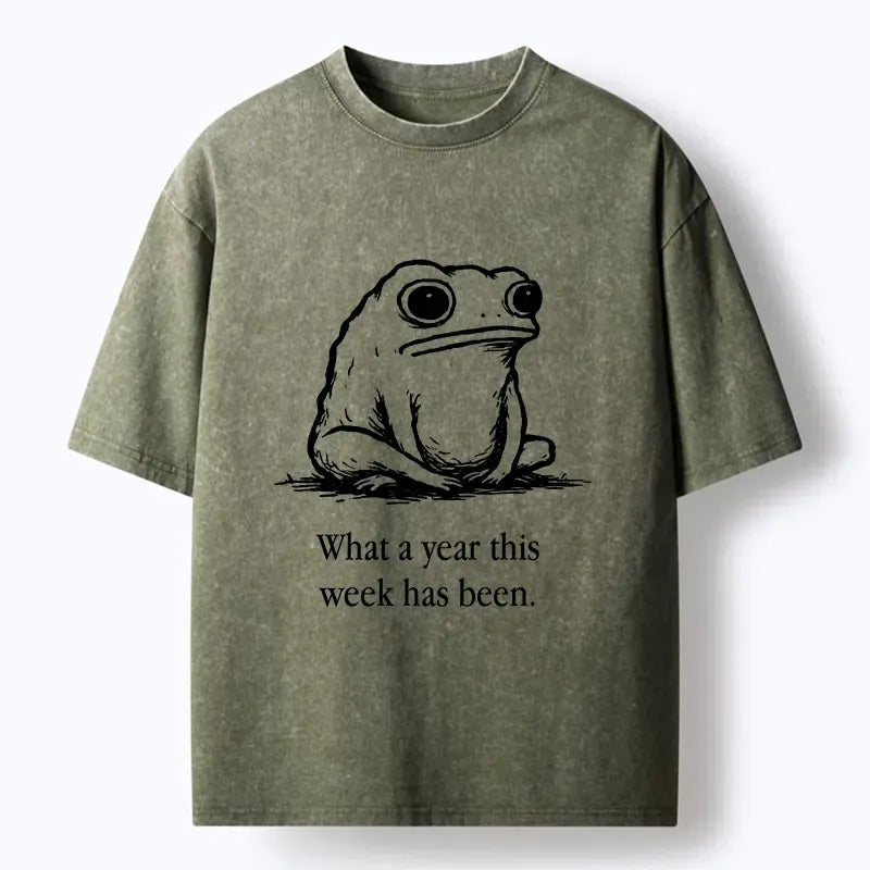 Japanese vintage washed t-shirt for daily wear