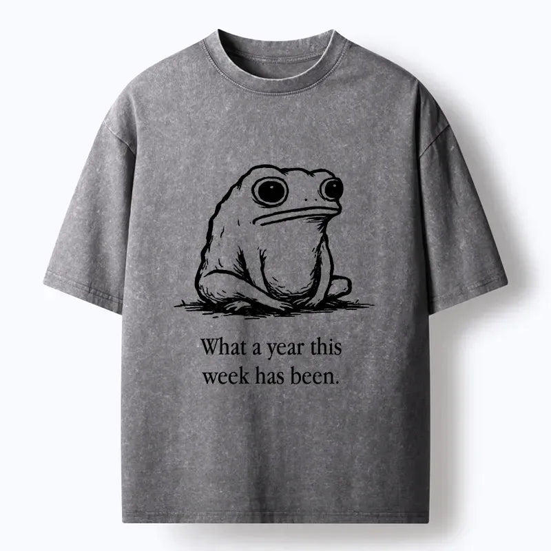Japanese vintage washed t-shirt for daily wear