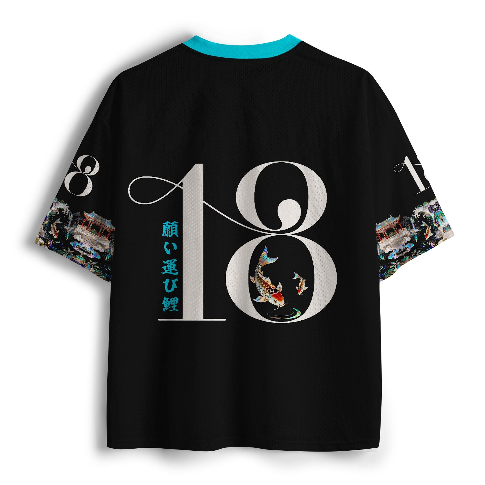 Trending Lucky Koi Mesh Jersey for Summer