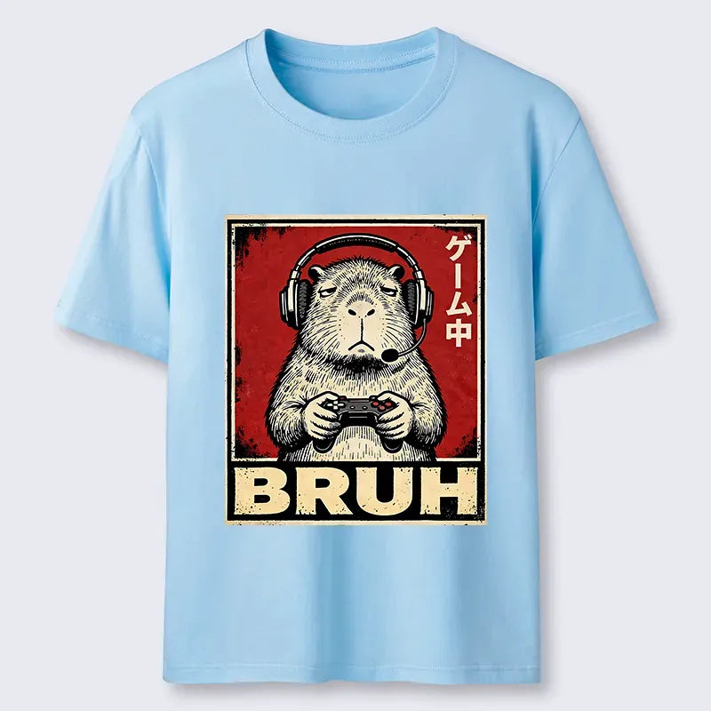 Funny Capybara Playing Games T-Shirt
