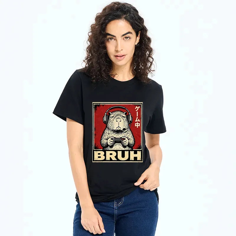 Classic Japanese Capybara Tee on Sale