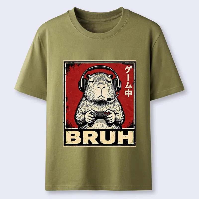 Funny Capybara Playing Games T-Shirt