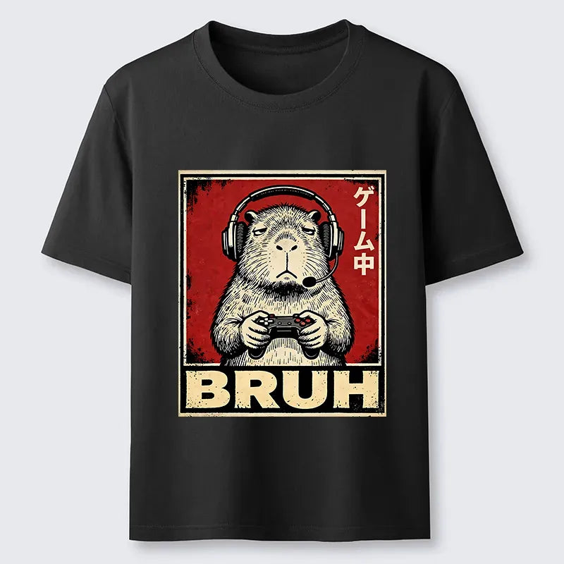 Kyoto-Lion Funny Capybara Shirt Gift Idea