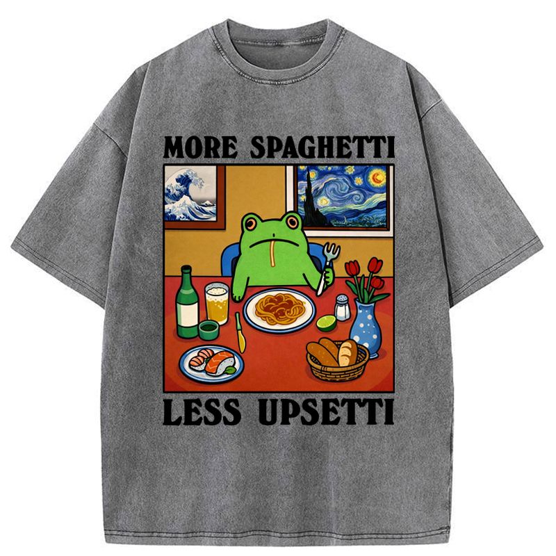 Frog Washed T-Shirt for Daily Wear