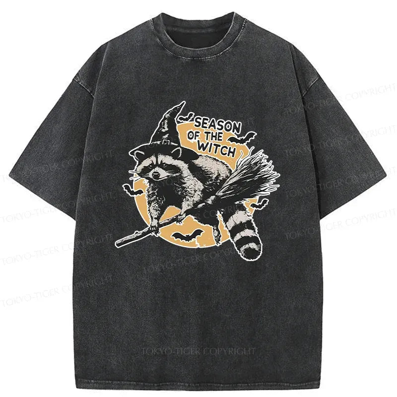 Kyoto-Lion Magic Raccoon Washed T-Shirt