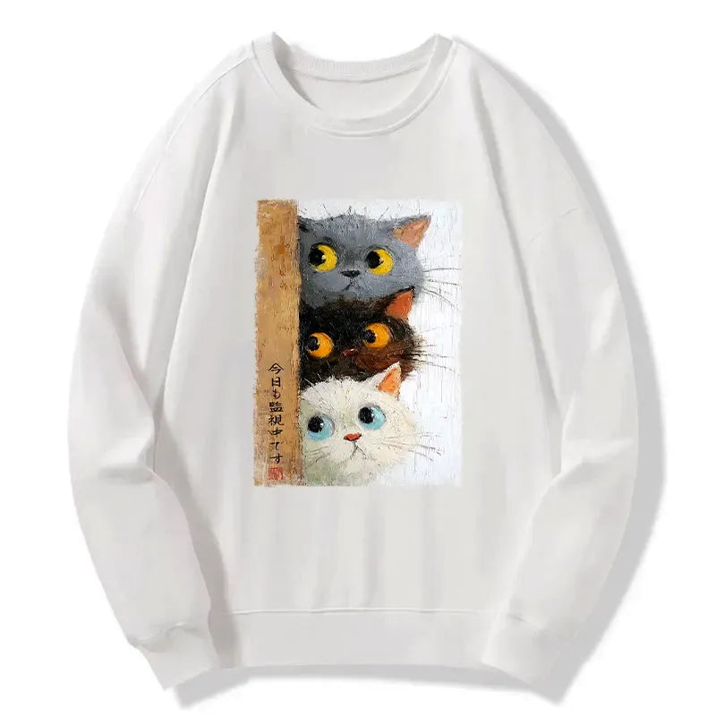 kyoto lion cat sweatshirt on sale