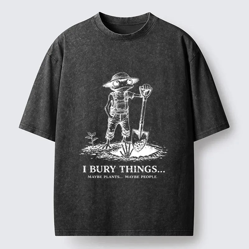 Kyoto-Lion Frog Bury Things Trendy Tee