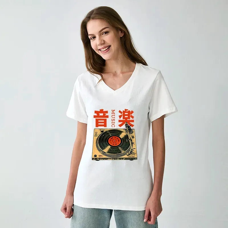 Unisex Japanese T-Shirt for Daily Wear