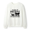 Kyoto-Lion People In The 1990s Waffle Sweatshirt