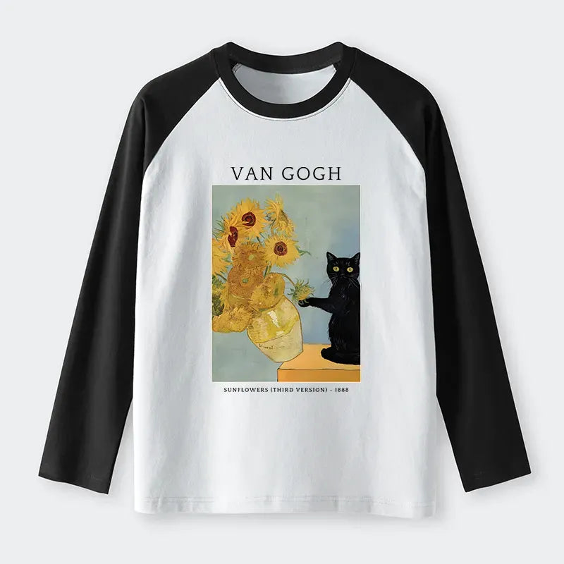 Comfortable Unisex Japanese Cat Tee for Daily Wear