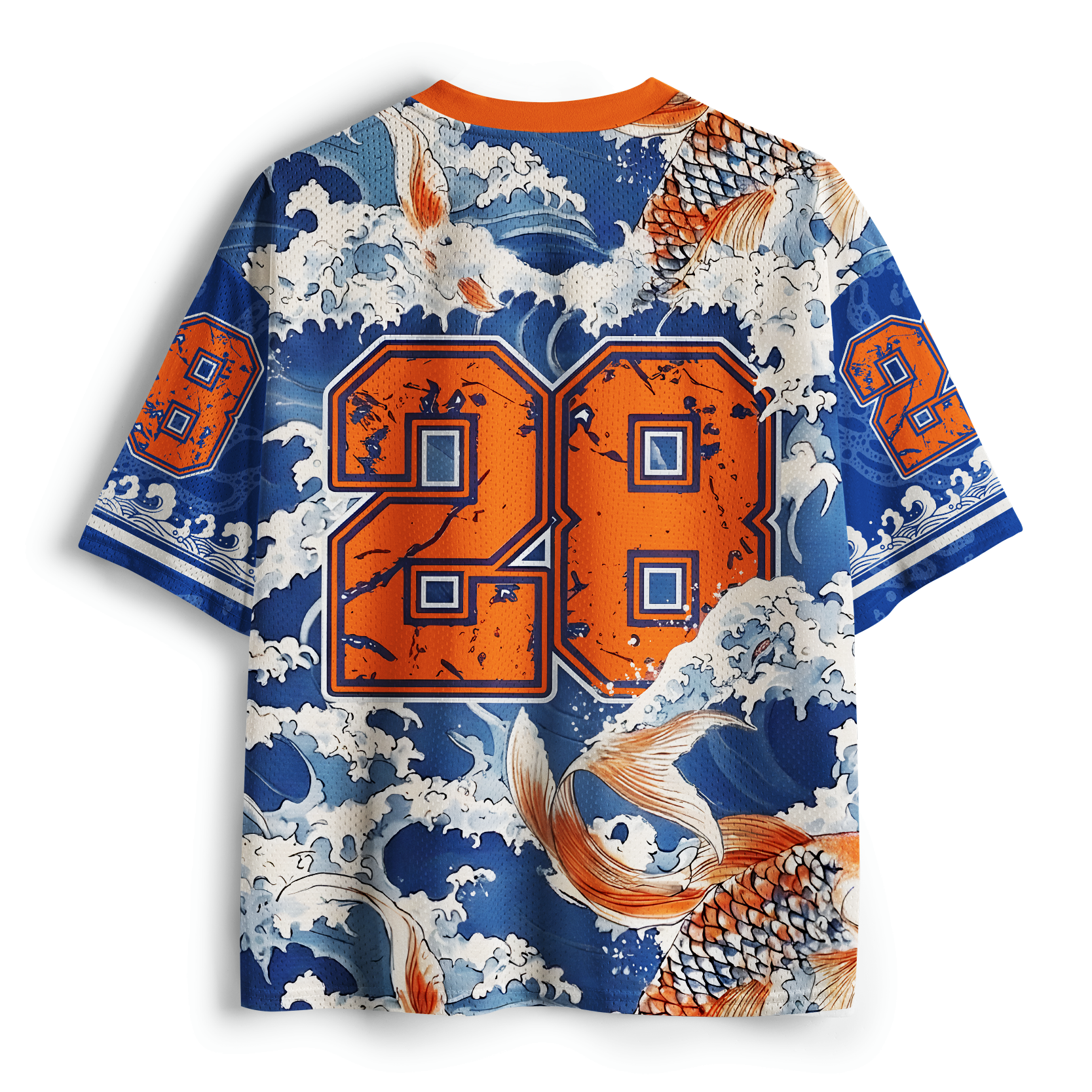 Japanese Koi Mesh Jersey for Summer