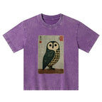 traditional Japanese art washed tee