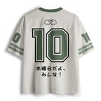 trendy Kyoto lion frog mesh jersey