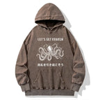 Kyoto-Lion Funny Octopus£ºLet¡¯s Get Kraken Washed Hoodie